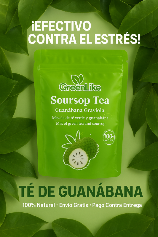 Green Like™ – Té de Guanábana - Fuente natural de antioxidantes.